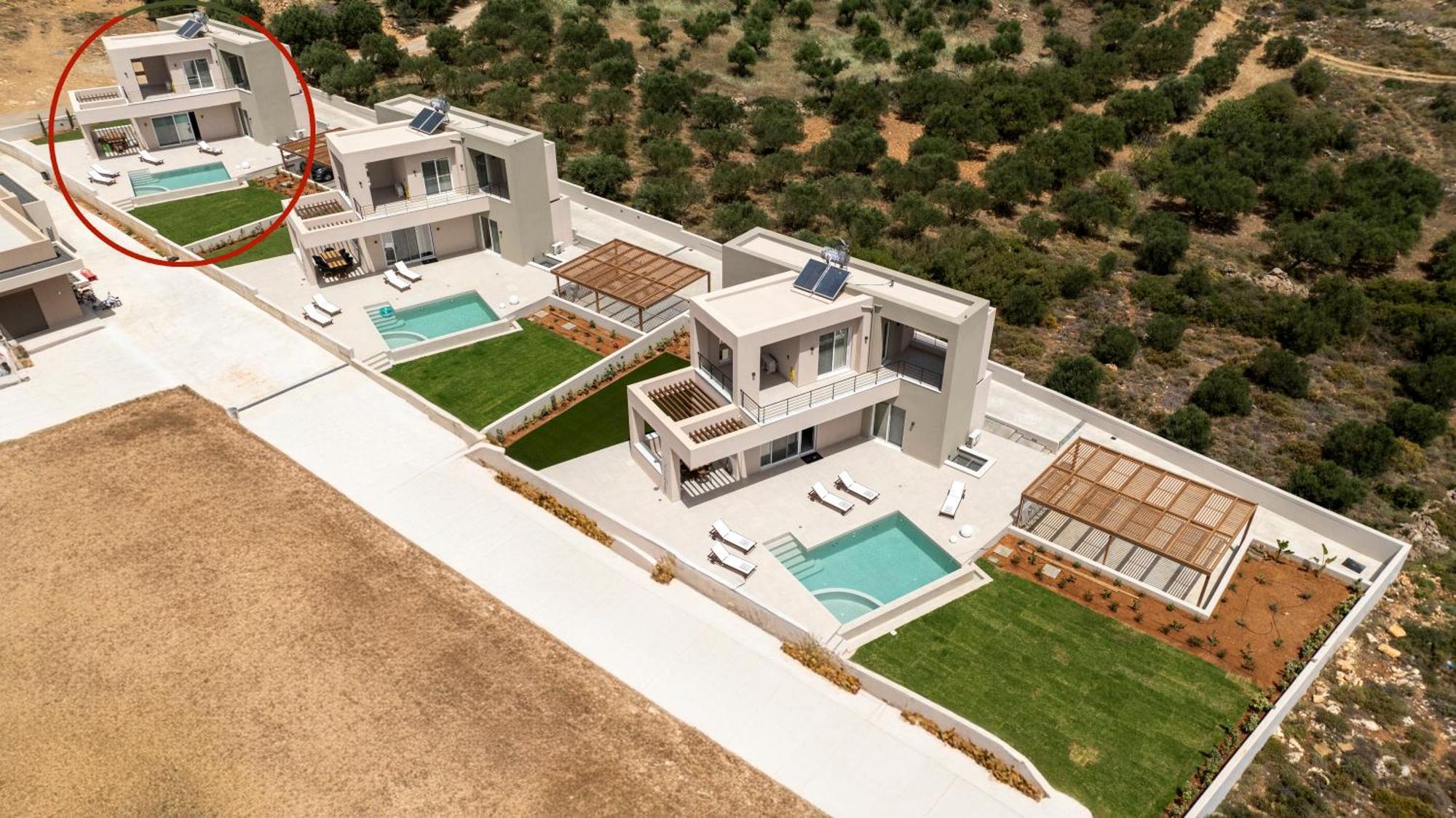 Blue Sky Villas Arkalochórion 客房 照片